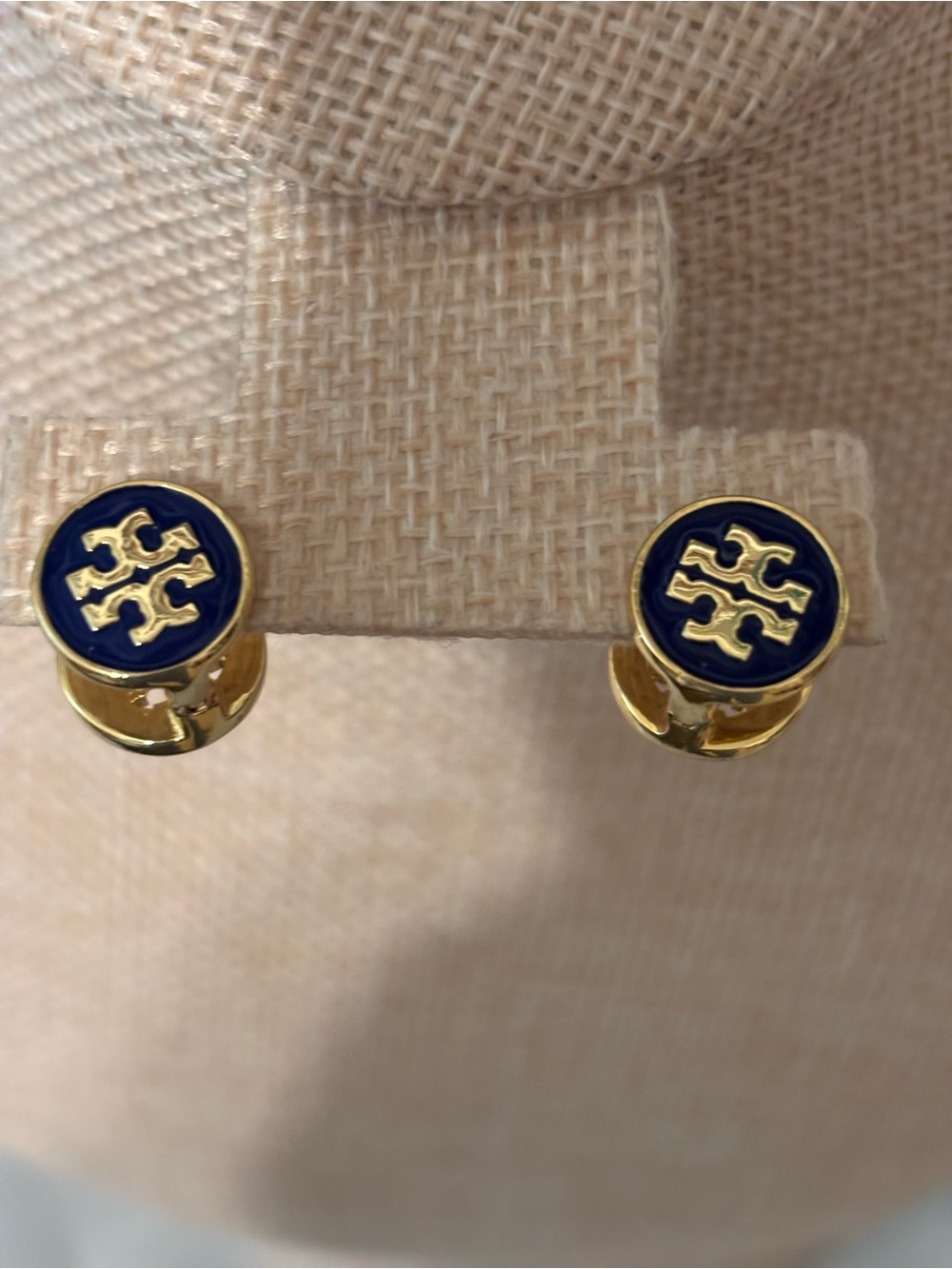 Navy Reverse earrings